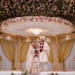 Floating mandap at Kadwa Patiddar-decor by Sandalwoods events