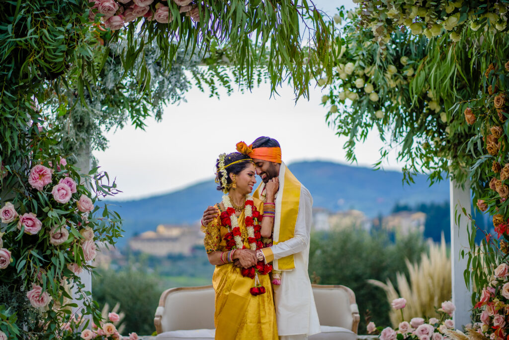 Indian couple's Destination wedding photography In Italy.