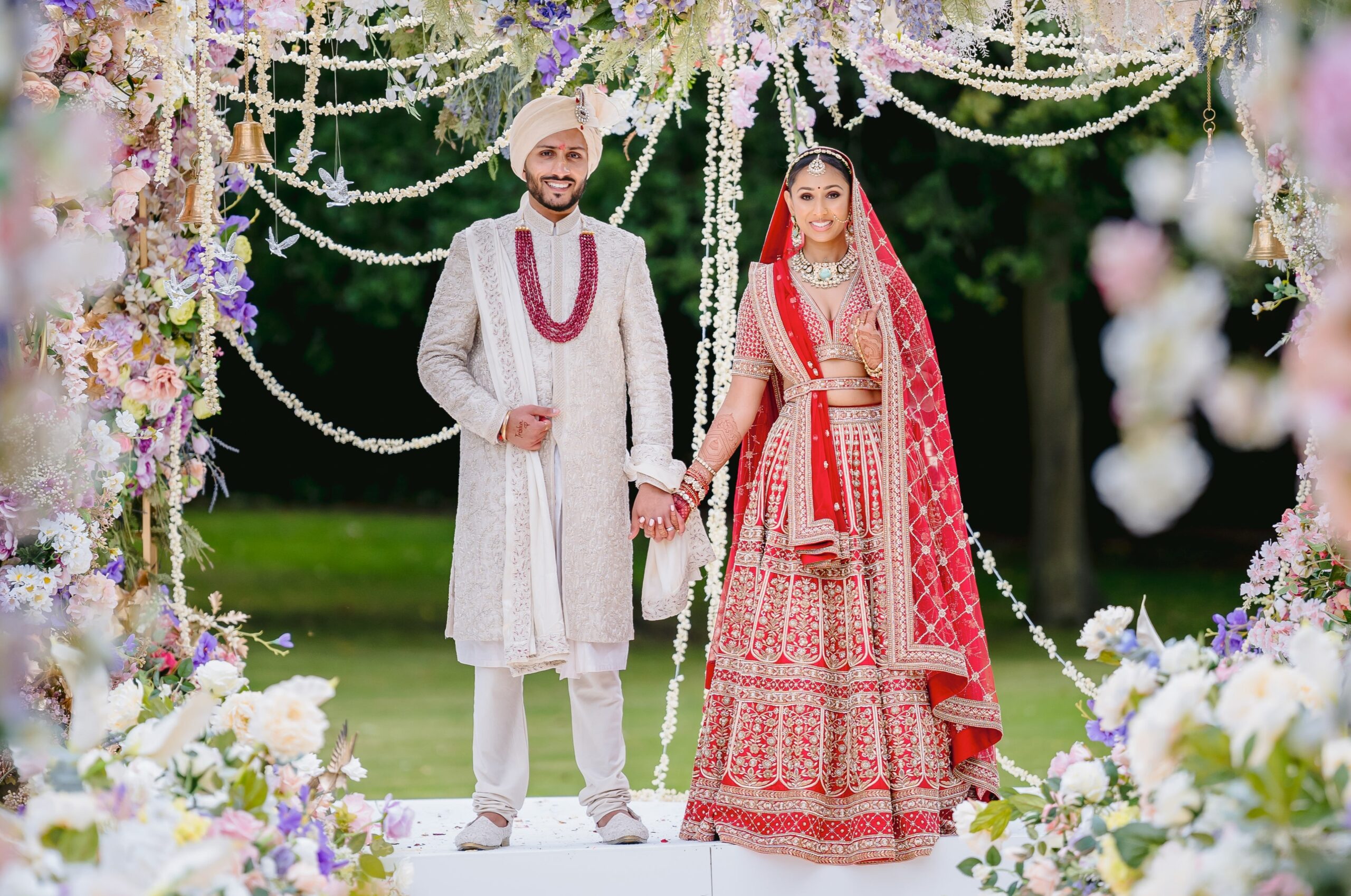 Indian Wedding Photography of Trisha & Jaison in Powell House by Olivine Studios